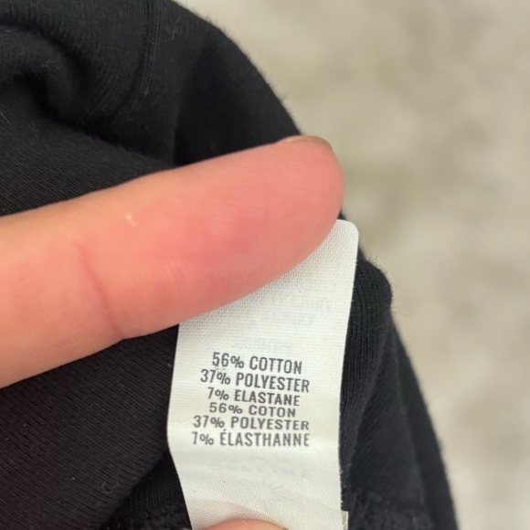 Aerie Black OG Fold Over Super Flare Hi-Rise Leggings Athleisure Activewear - Picture 9 of 9